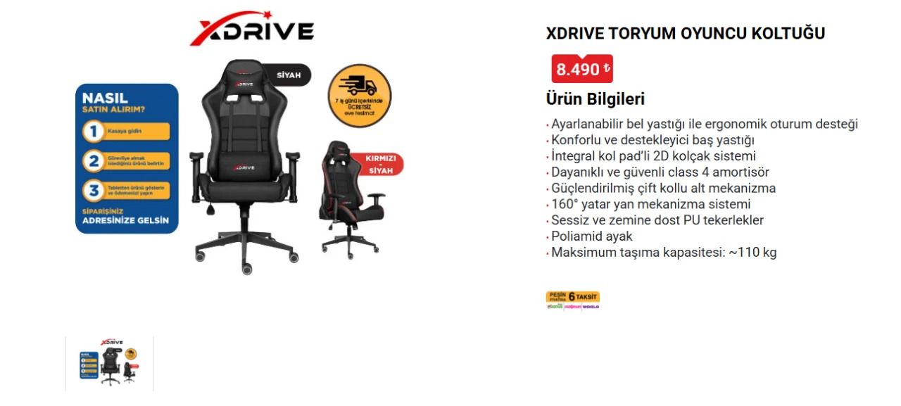 BİM’e 24 Haziran Çarşamba katlanır koltuk geliyor 5