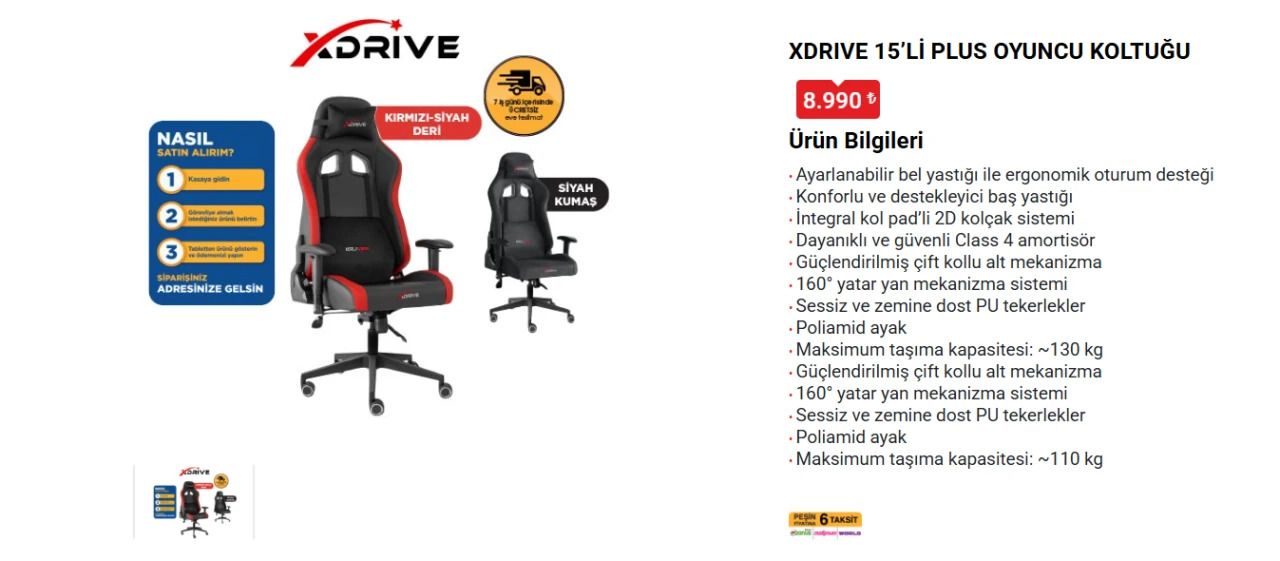 BİM’e 24 Haziran Çarşamba katlanır koltuk geliyor 6