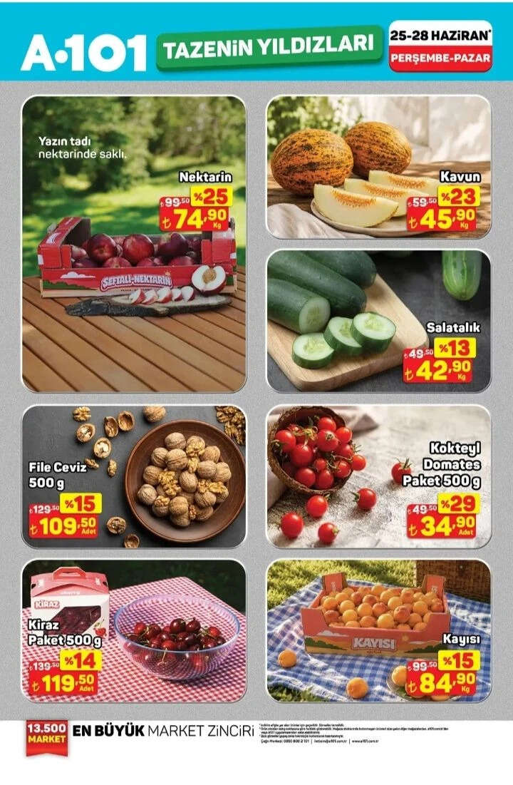 A101 Tazenin Yıldızları kataloğu yayımlandı! Kuşbaşı et ve kıymada indirim 1