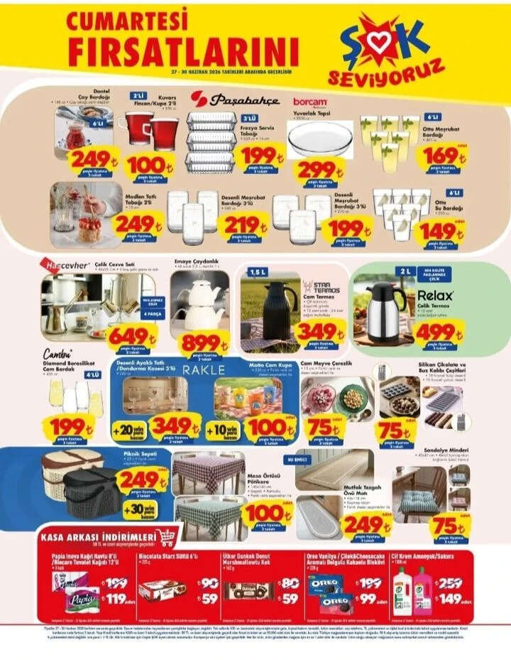 Şok market 27 Haziran aktüel ürünler kataloğu yayımlandı! İşte indirimli ürünler 1
