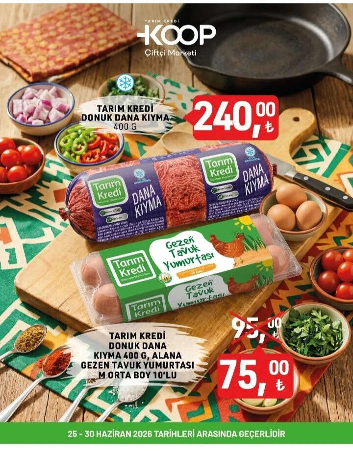 Tarım Kredi KOOP 26-28 Haziran aktüel ürünler kataloğu yayımlandı! Gıda ürünlerinde indirim 3