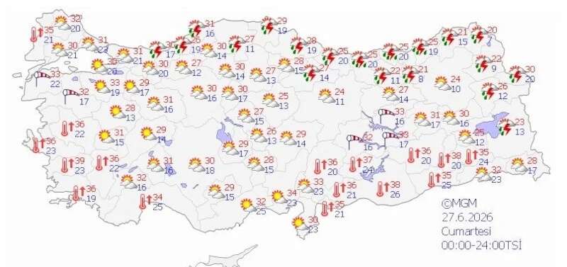 Pazartesi kıyamet kopacak: Avrupa'yı yakan dalga Türkiye'ye giriş yaptı! 7