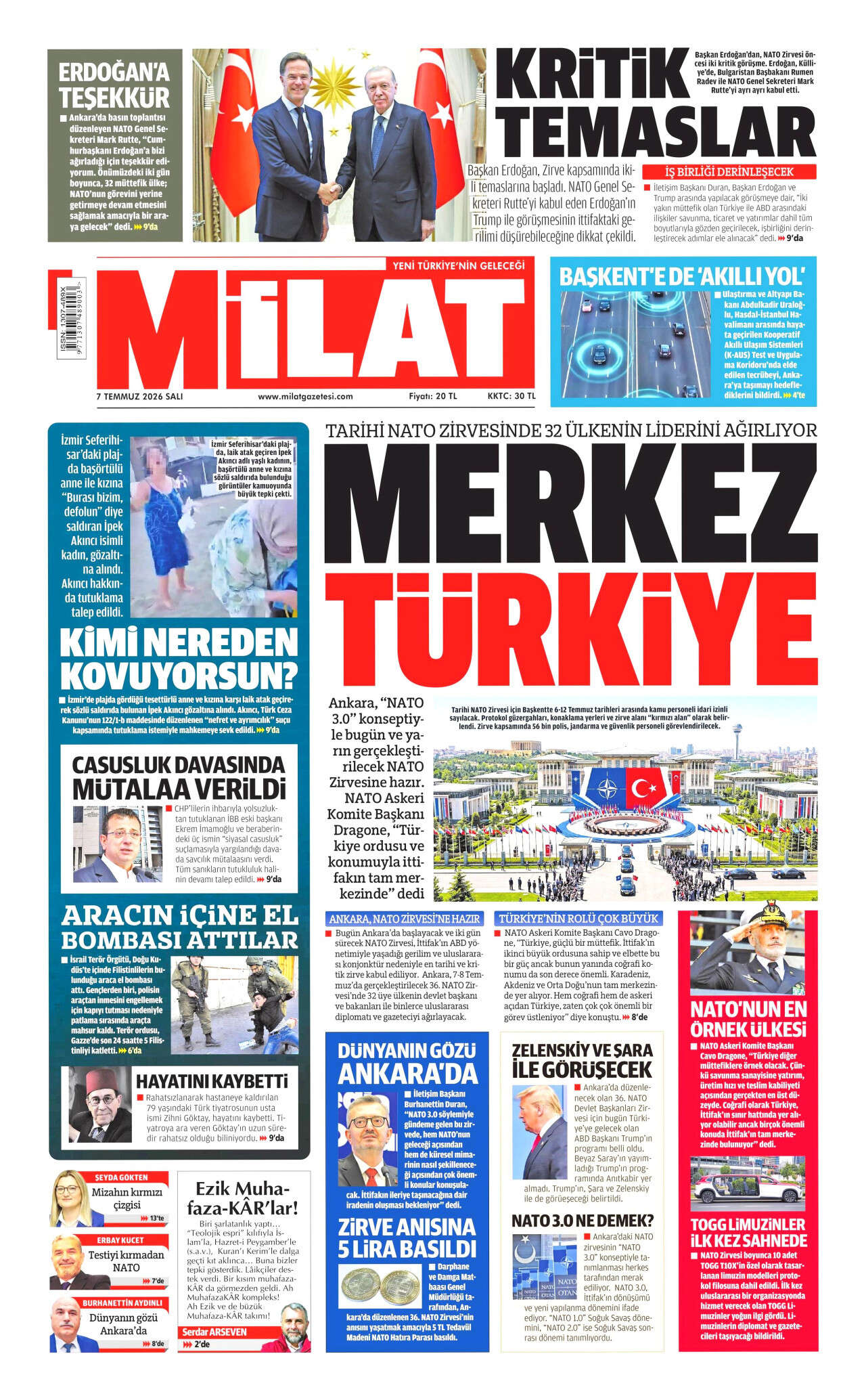 Bugün manşetler NATO: Erdoğan, Trump'la görüşecek! 9 kritik konu masada... 6