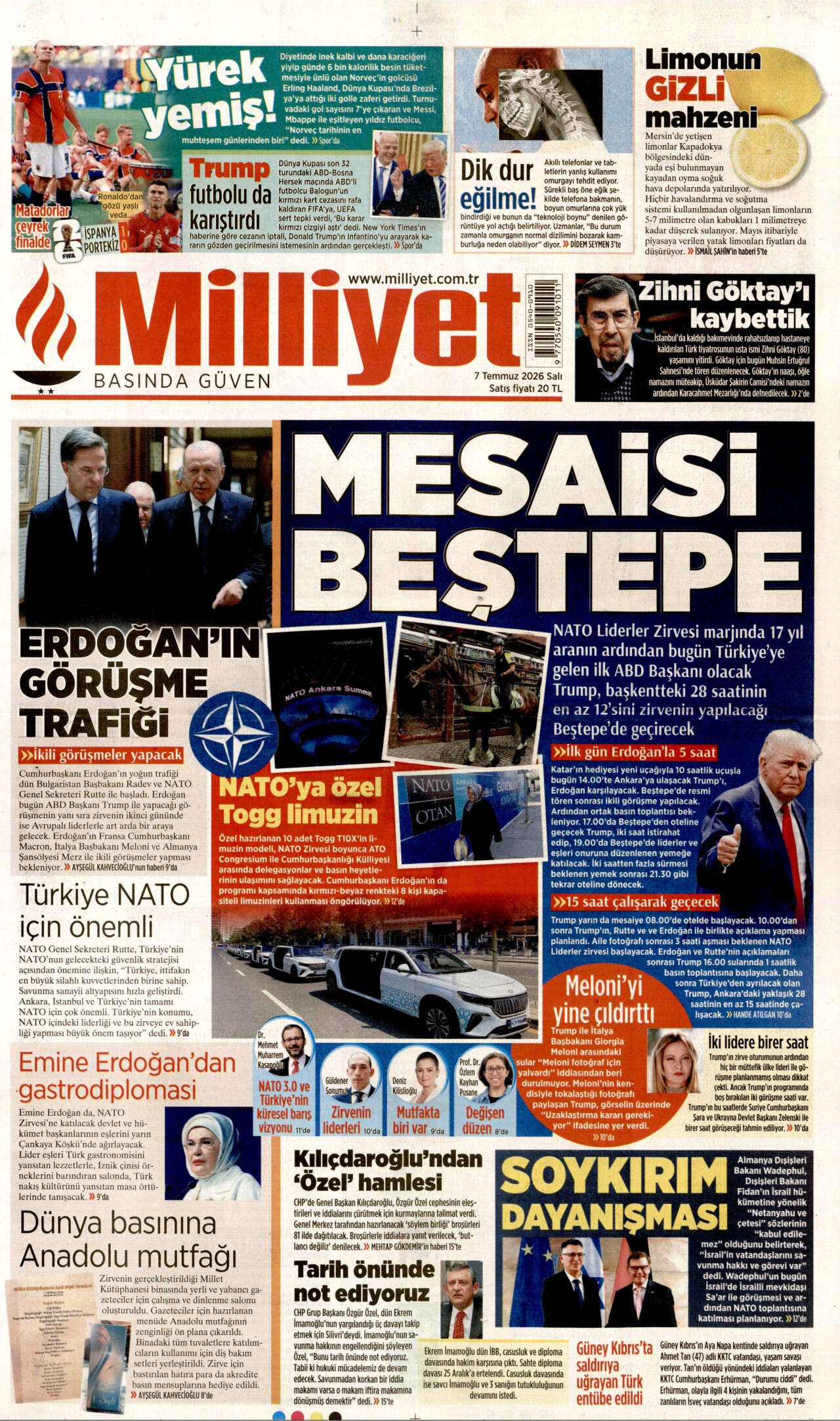 Bugün manşetler NATO: Erdoğan, Trump'la görüşecek! 9 kritik konu masada... 14