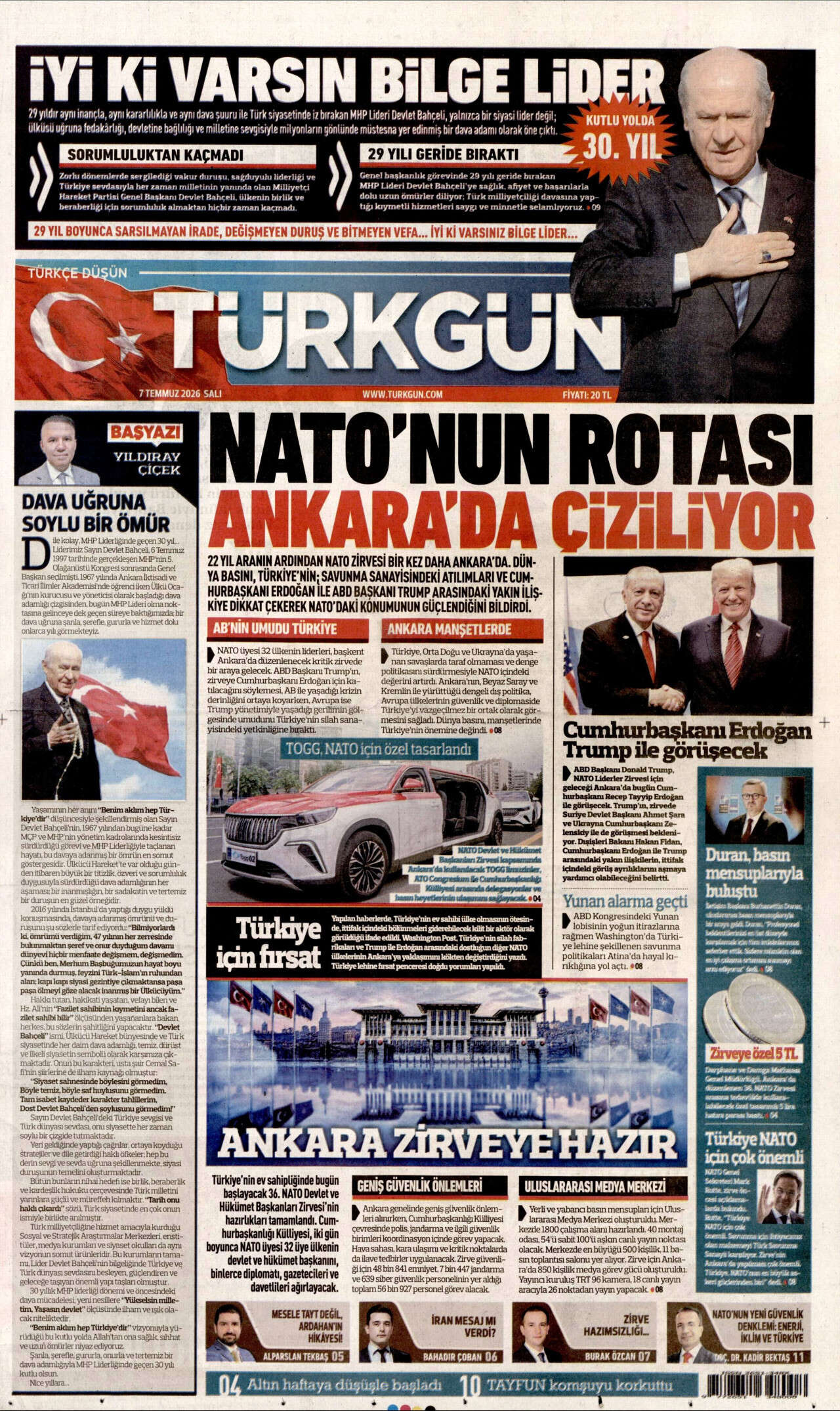 Bugün manşetler NATO: Erdoğan, Trump'la görüşecek! 9 kritik konu masada... 19