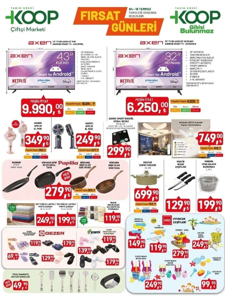 Zeytinyağı, kıyma, süt ve birçok üründe indirim! Tarım Kredi 7-13 Temmuz Kat Kat Fırsat Kataloğu yayımlandı 3