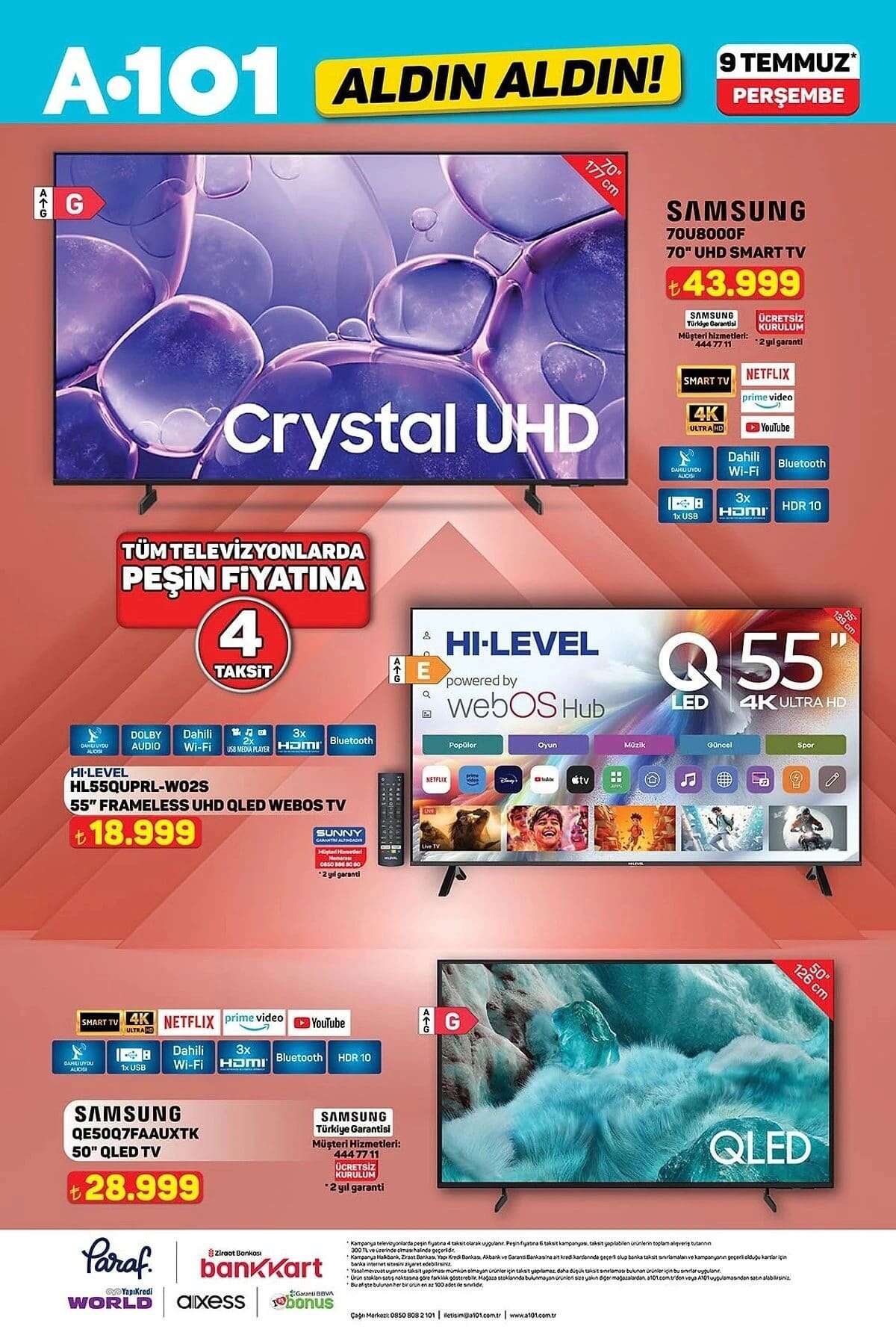 A101 9 Temmuz Perşembe indirimleri belli oldu! İşte A101 9 Temmuz aktüel ürünler kataloğu 1