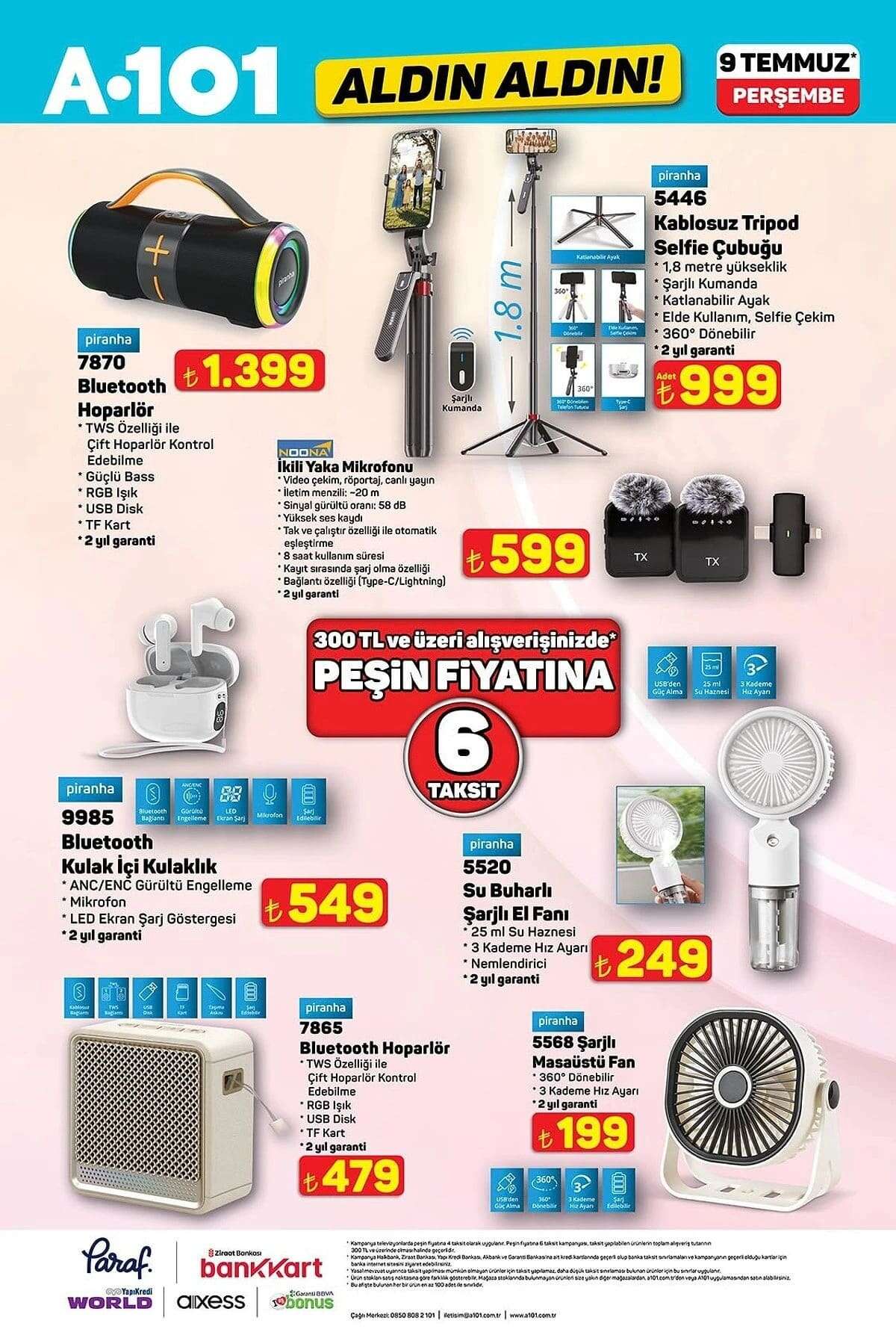 A101 9 Temmuz Perşembe indirimleri belli oldu! İşte A101 9 Temmuz aktüel ürünler kataloğu 2