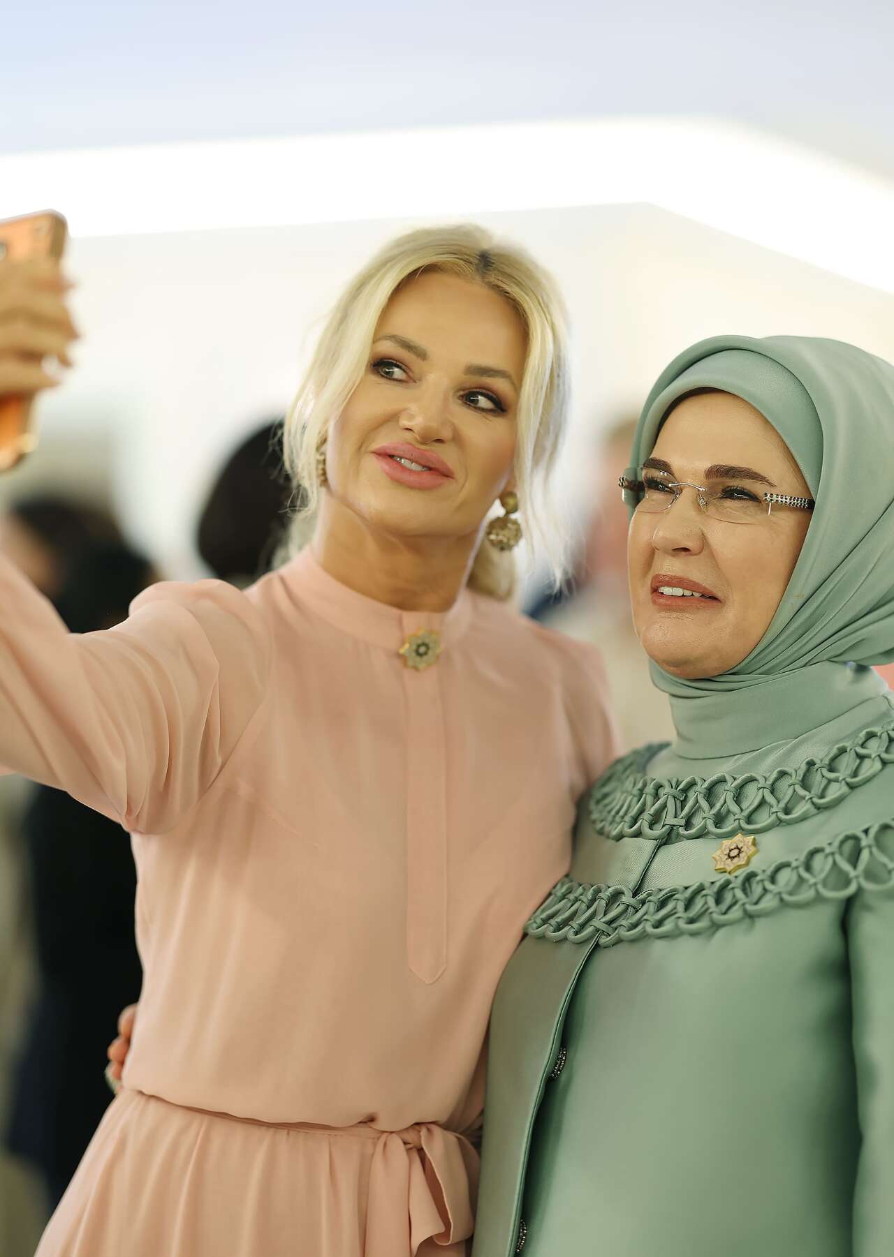 Emine Erdoğan Çankaya'da lider eşlerini ağırladı 10