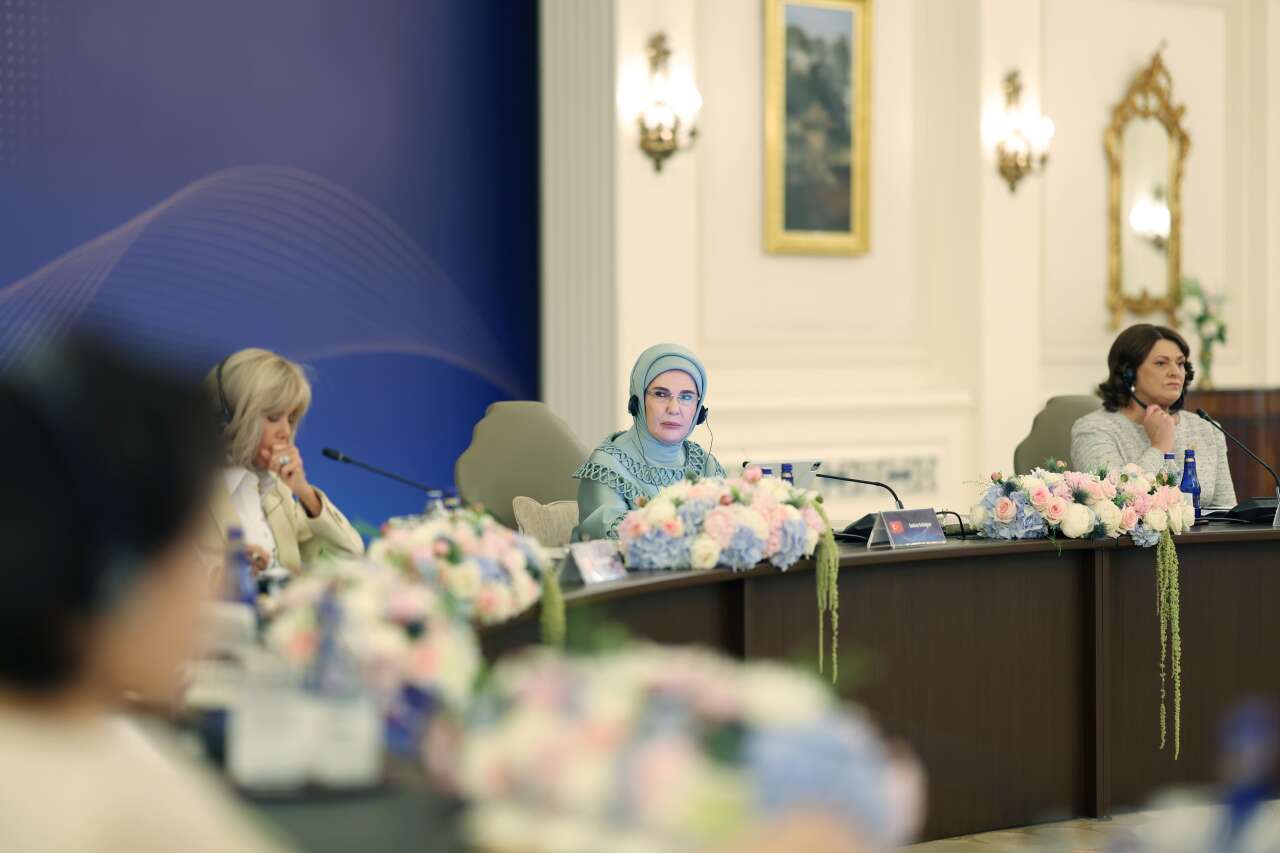 Emine Erdoğan Çankaya'da lider eşlerini ağırladı 5