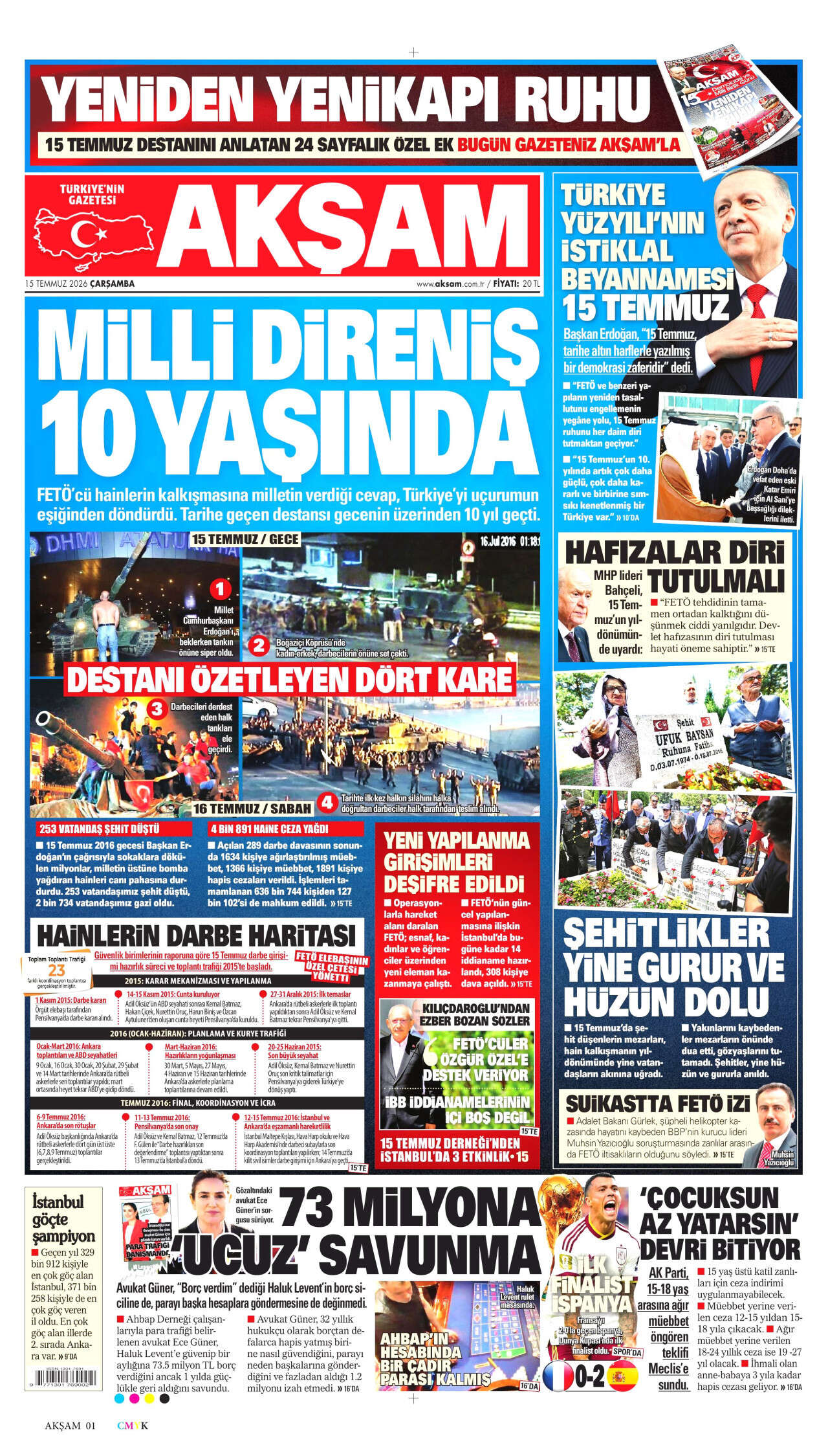 15 Temmuz direnişinin 10. yılı! Darbeyi yendik, prangayı kırdık 9