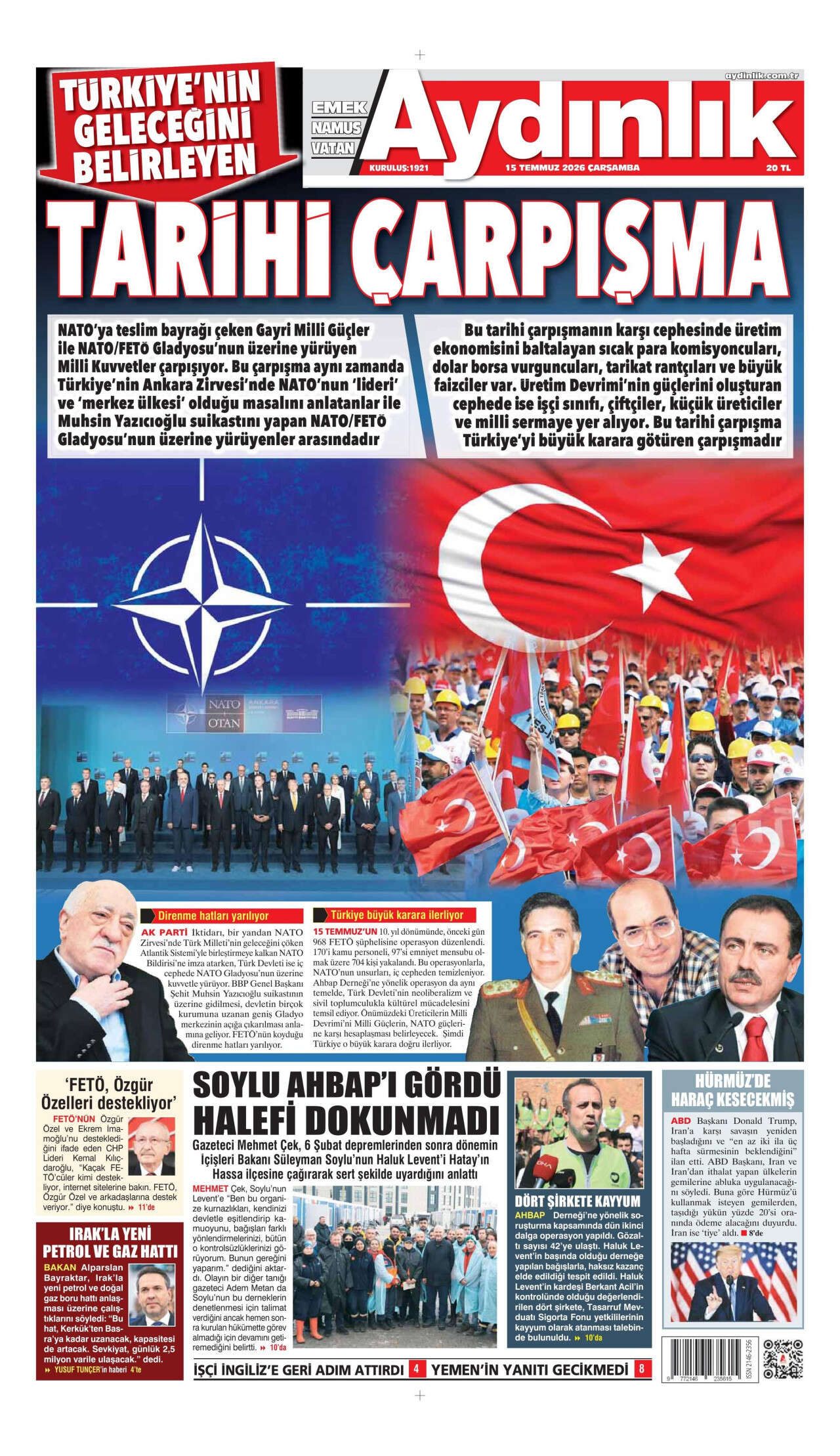 15 Temmuz direnişinin 10. yılı! Darbeyi yendik, prangayı kırdık 16