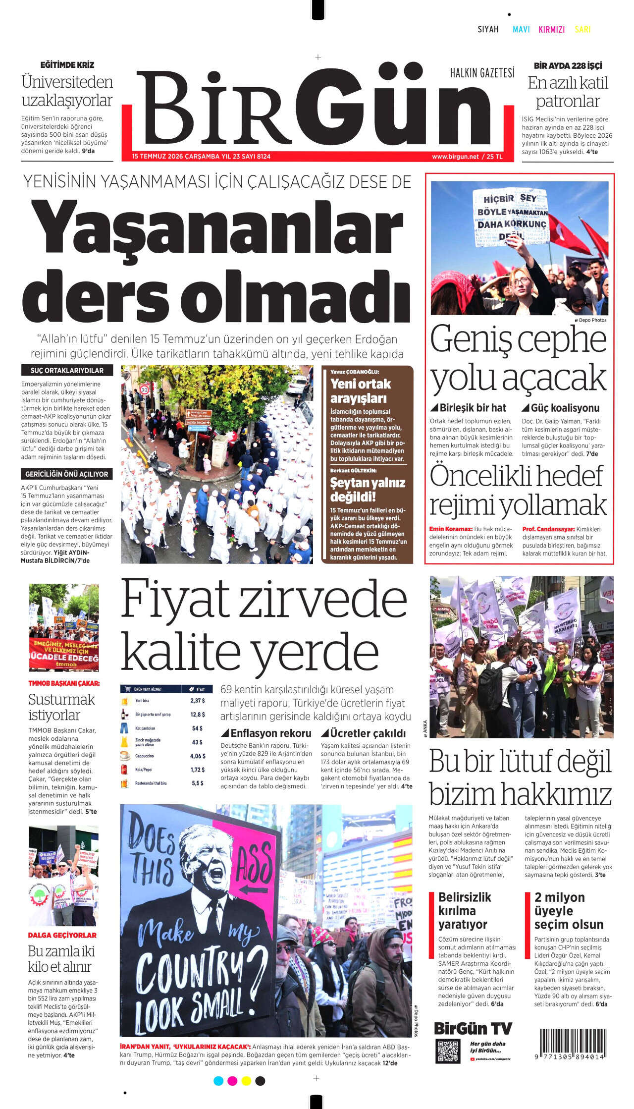 15 Temmuz direnişinin 10. yılı! Darbeyi yendik, prangayı kırdık 17