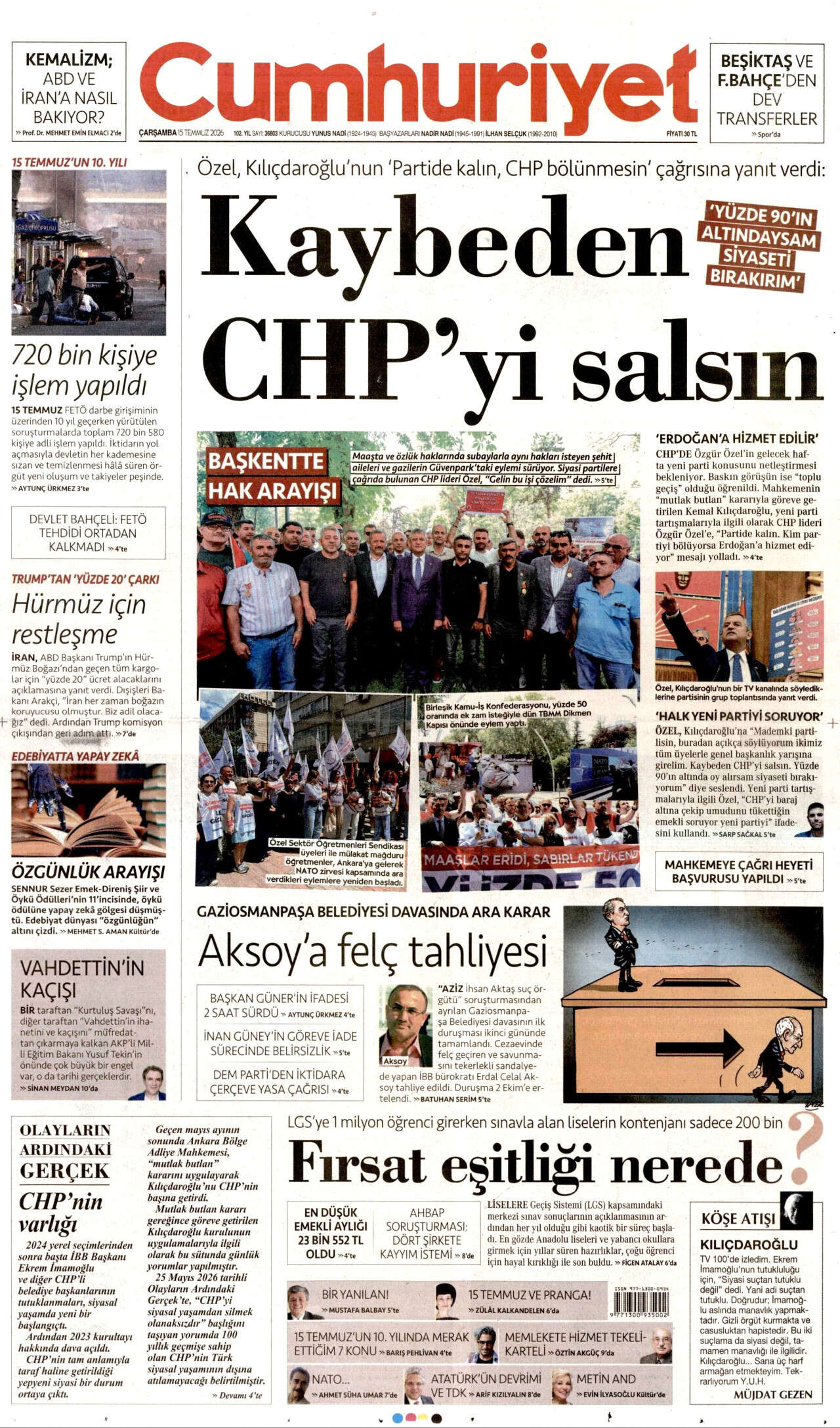 15 Temmuz direnişinin 10. yılı! Darbeyi yendik, prangayı kırdık 6