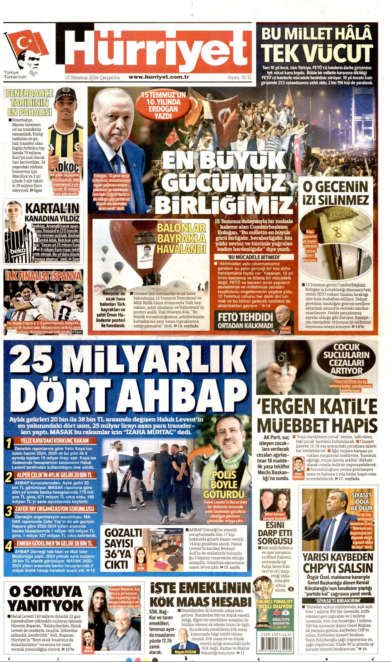 15 Temmuz direnişinin 10. yılı! Darbeyi yendik, prangayı kırdık 1