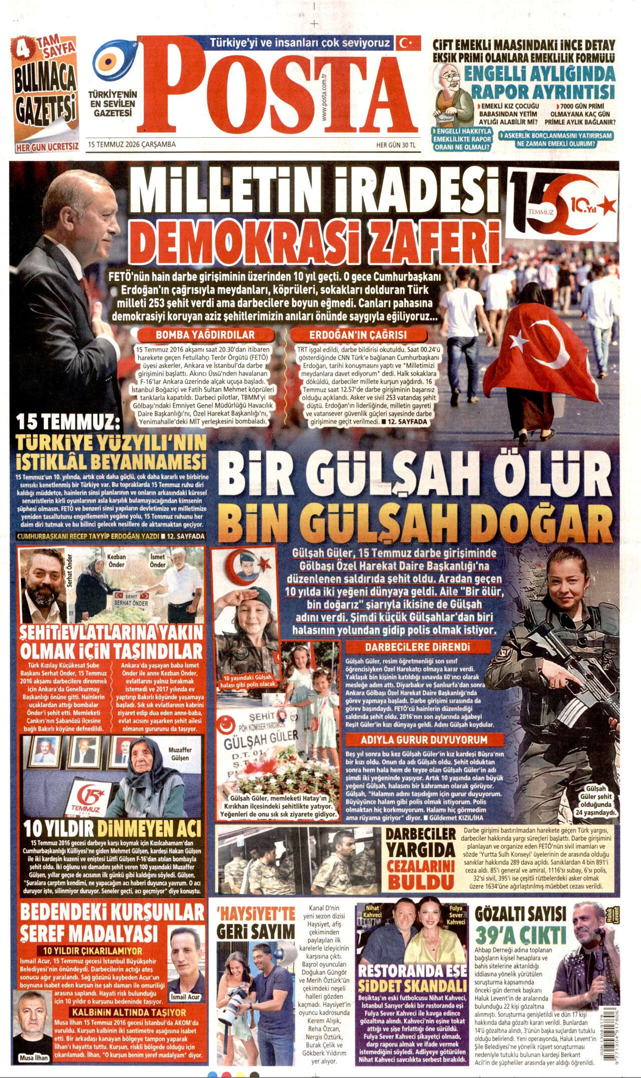 15 Temmuz direnişinin 10. yılı! Darbeyi yendik, prangayı kırdık 20