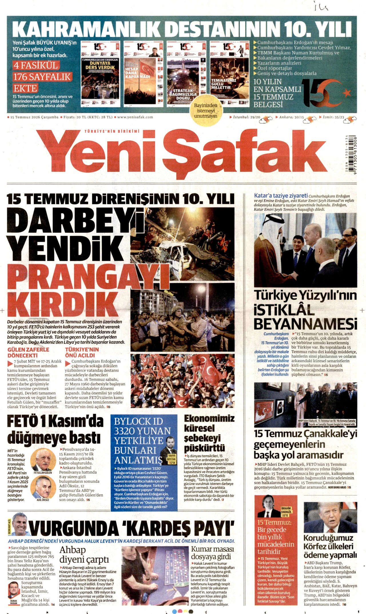 15 Temmuz direnişinin 10. yılı! Darbeyi yendik, prangayı kırdık 8