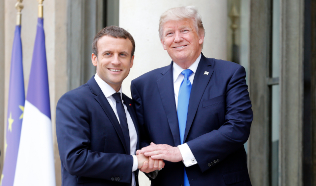 Macron, Trump ile görüşecek!