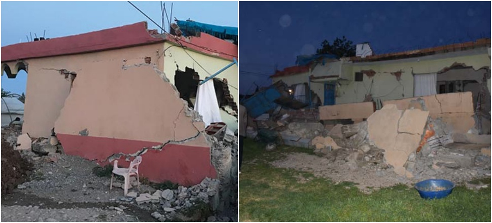 Depremin izleri gün ağarınca ortaya çıktı!