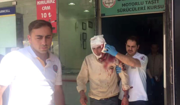 Sevdiği kızın adını silen esnafa saldırdı!