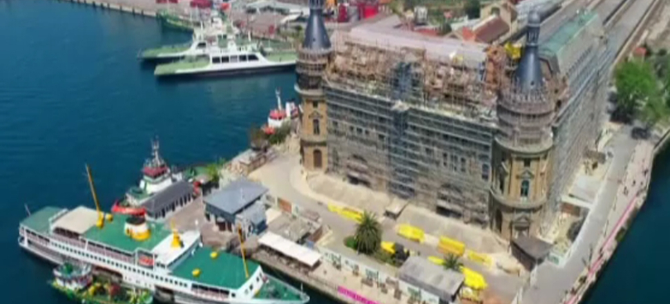 Haydarpaşa Garı'nda restorasyon çalışmaları sürüyor!