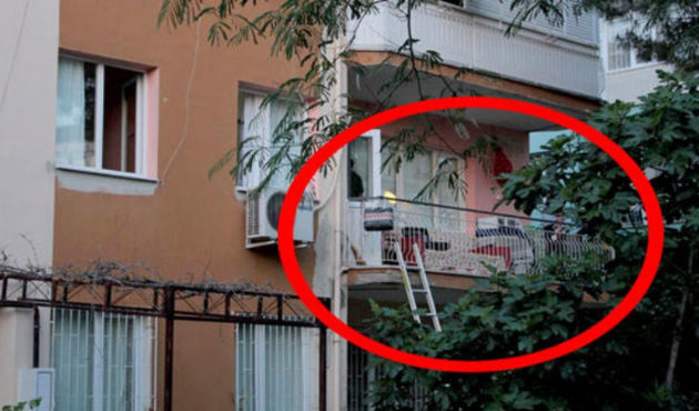 Eve merdiven dayayıp, içeride katliam yaptı!