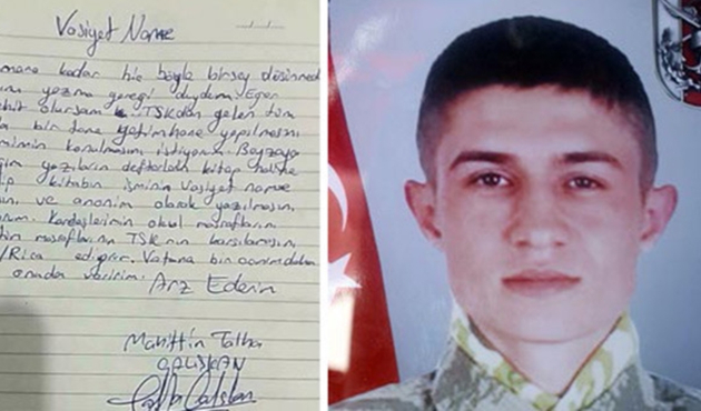 Şehidimizin vasiyeti gerçekleştirilecek!