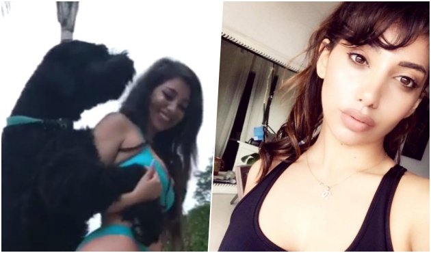 Ünlü model, köpeğe taciz davasıyla gündemde!