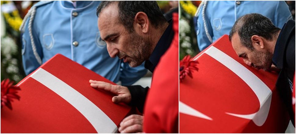 Naim'in tabutunu öpen Leonidis'e büyük onur!
