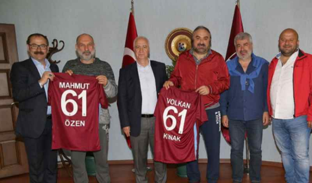 Volkan Konak'tan Trabzonspor'a ziyaret!