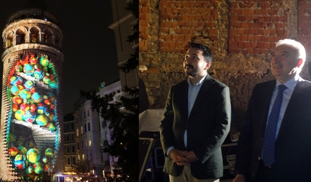 Başkan Uysal gösteriyi gençlerle izledi...