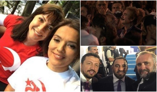 Ünlü isimler 15 Temmuz Şehitler Köprüsü'ne akın etti