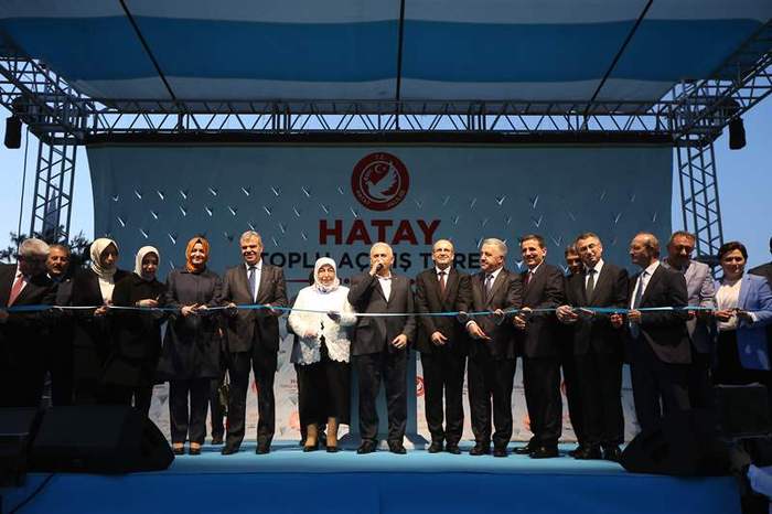Yıldırım, Hatay'da 400 milyonluk tesisi açtı...