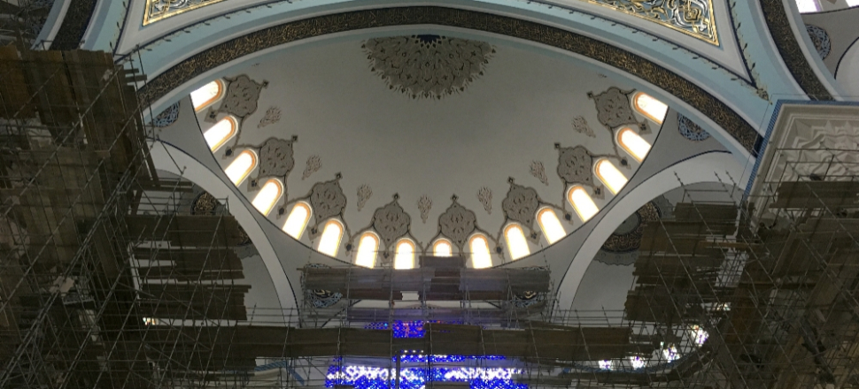 Çamlıca Camii’nin içi ilk kez görüntülendi...
