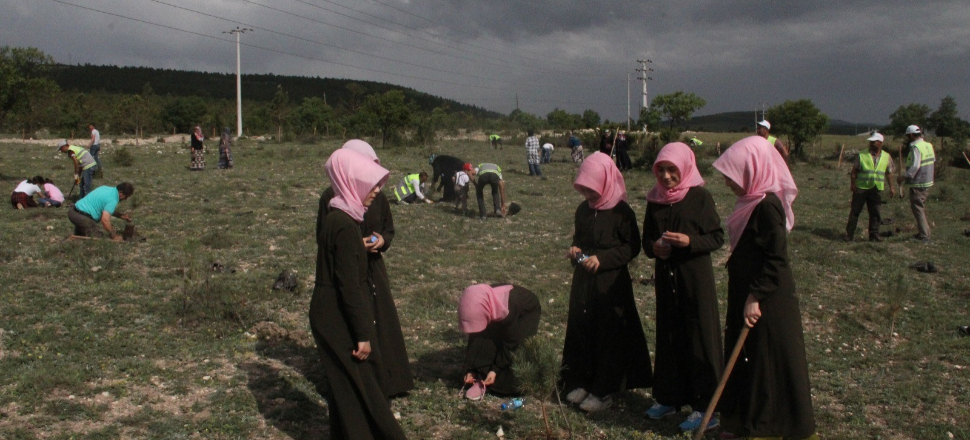 Afrin şehitleri için hatıra ormanı oluşturuldu...