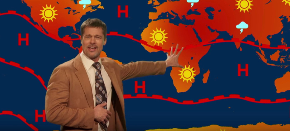 Brad Pitt'in herkesi çok şaşırtacak halleri!