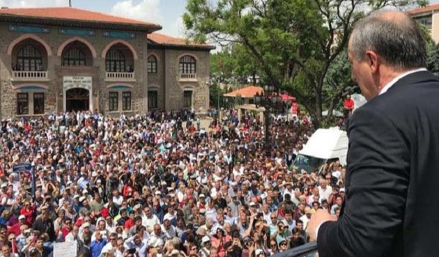 İnce startı Ankara'da tarihi Meclis önünde verdi!