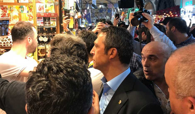 Ali Koç'tan Kapalıçarşı esnafına ziyaret!