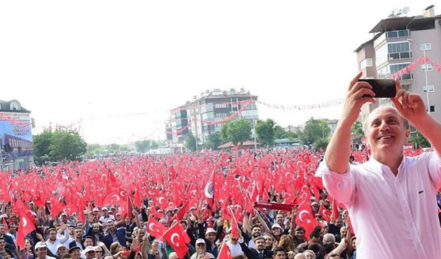 Muharrem İnce'den selfie sürprizi!