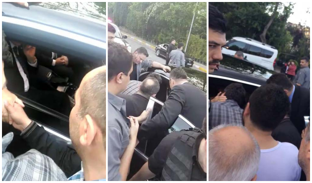Erdoğan makam arabasını durdurup onları dinledi!