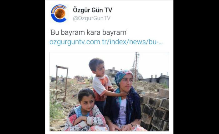 PKK yanlısı medyanın Kara propagandası... Çocukları da alet ettiler...