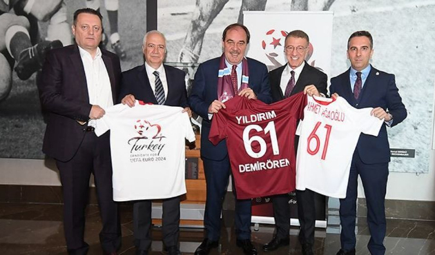 Trabzonspor'dan Yıldırım Demirören'e ziyaret!