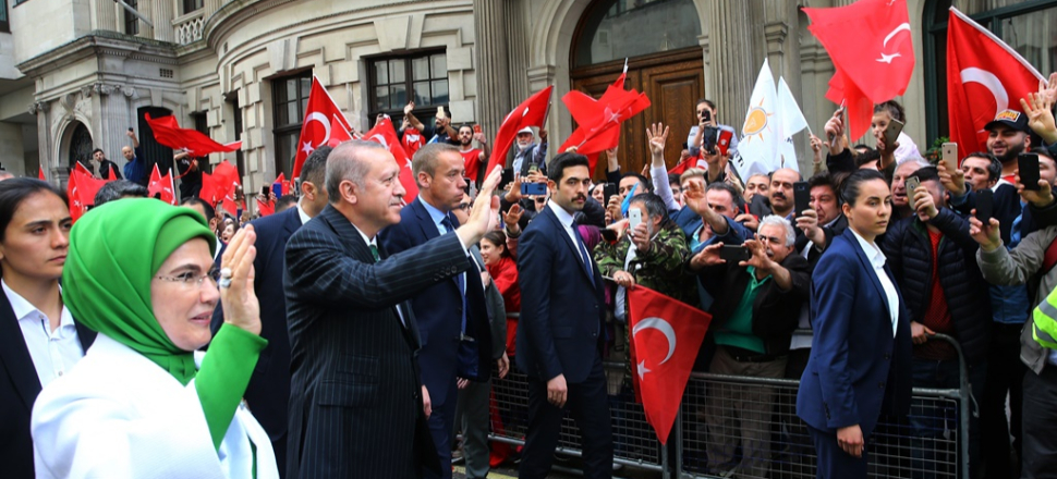 Londra'da Erdoğan coşkusu...