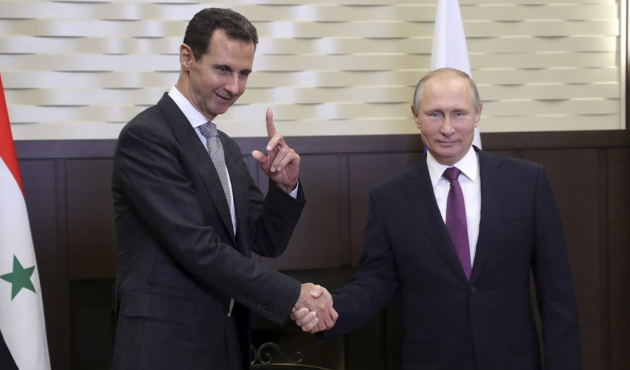 Putin ile Esed bir araya geldi...