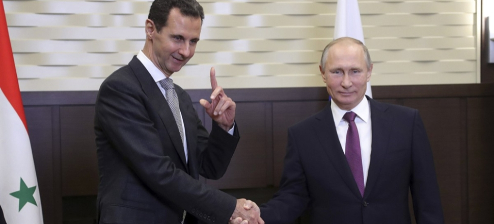 Putin ile Esed bir araya geldi...