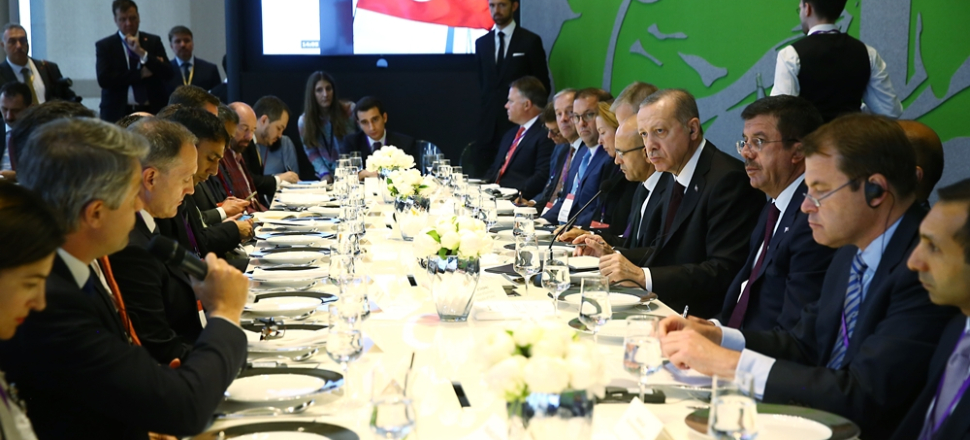 Cumhurbaşkanı Erdoğan yatırımcılarla görüştü!