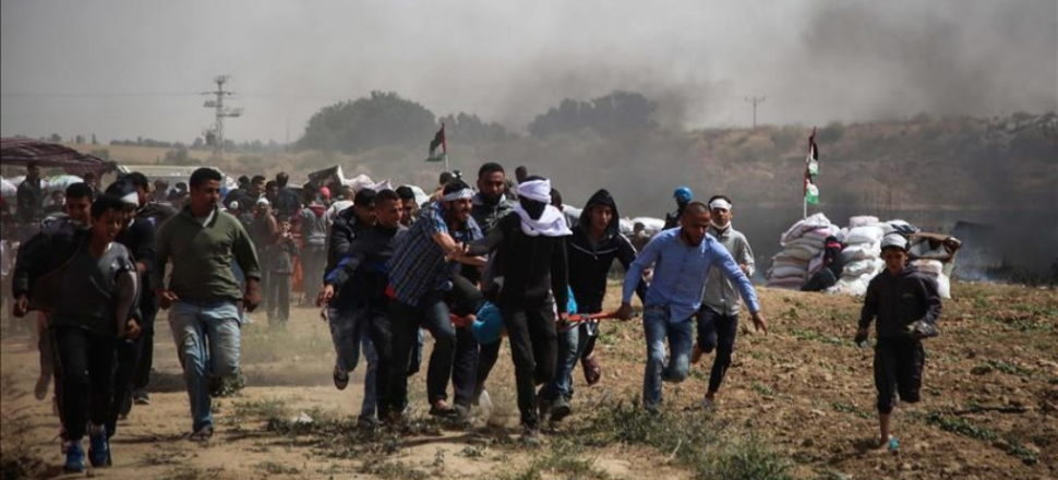 Büyük Dönüş Yürüyüşü'nde protesto gösterilerinde çatışma çıktı! Ölü ve yaralılar var