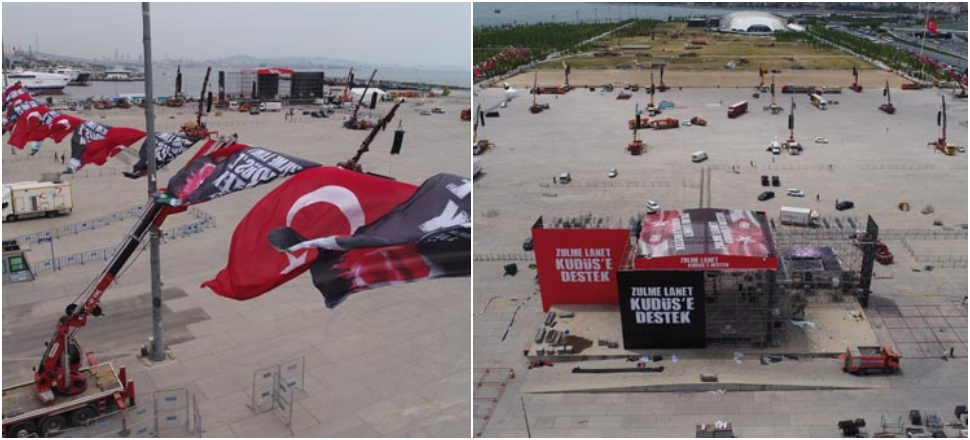 'Zulme Lanet, Kudüs’e Destek' mitingine rekor katılım bekleniyor!