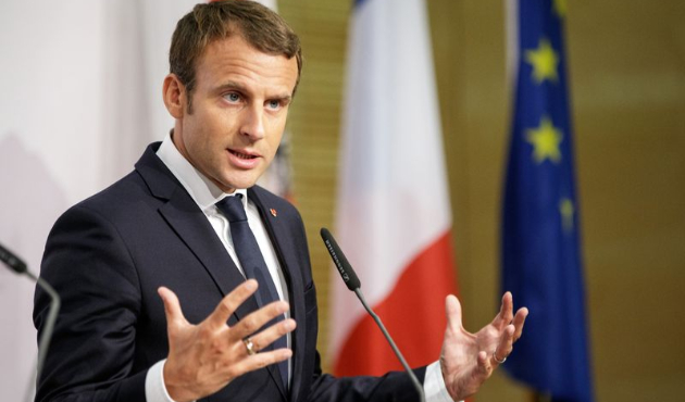 Macron Filistinlilere yapılan saldırıyı kınadı
