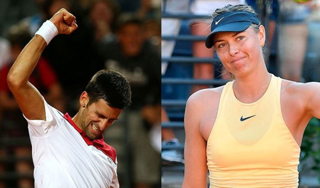Djokovic Ve Sharapova yarı finalde!